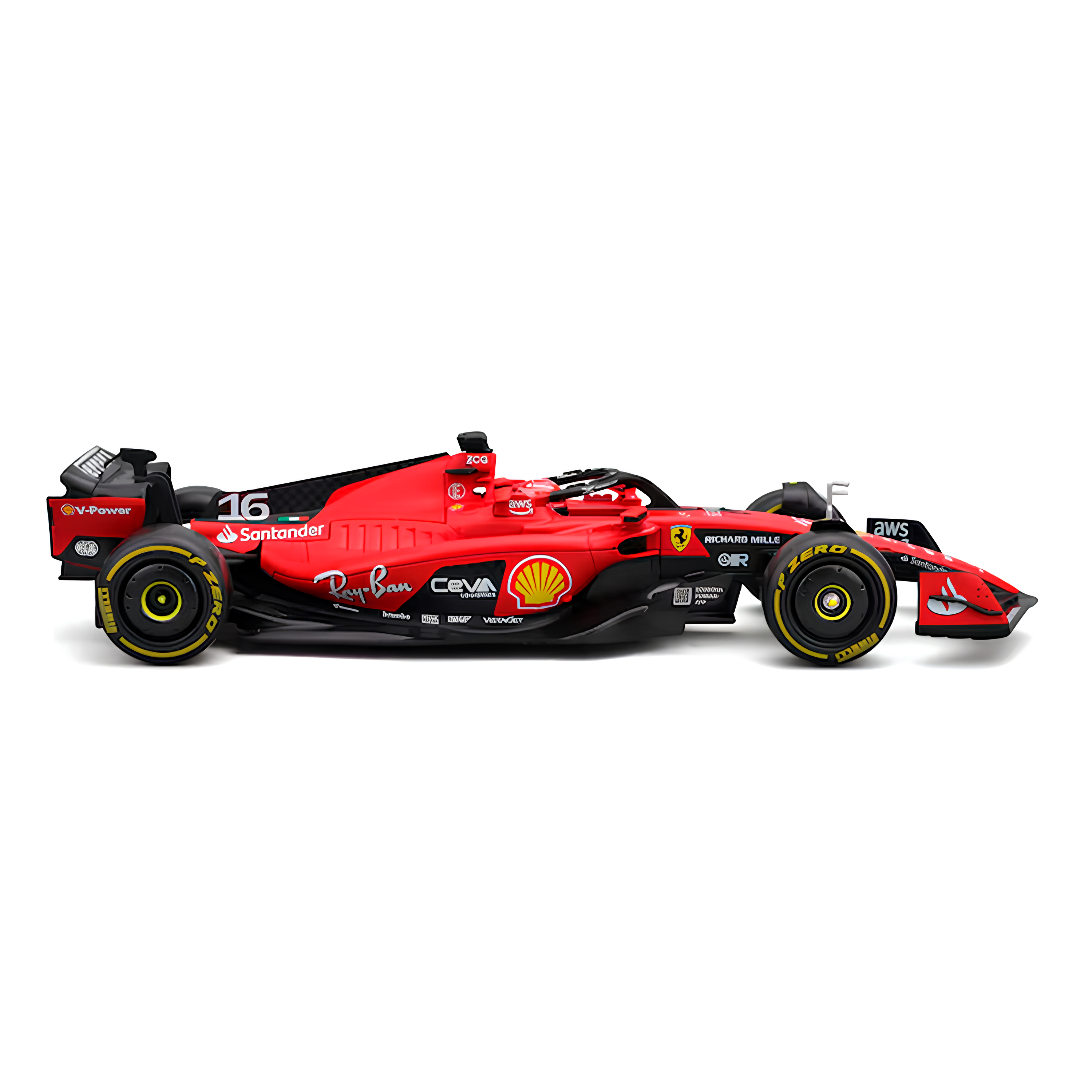 LANÇAMENTO (2023) F1 Miniatura Ferrari SF23 #16 Charles Leclerc 1:43