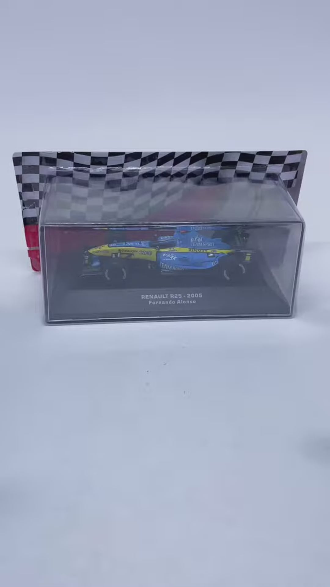 (2005) F1 Miniatura Renault R25 Fernando Alonso Campeão 1:43