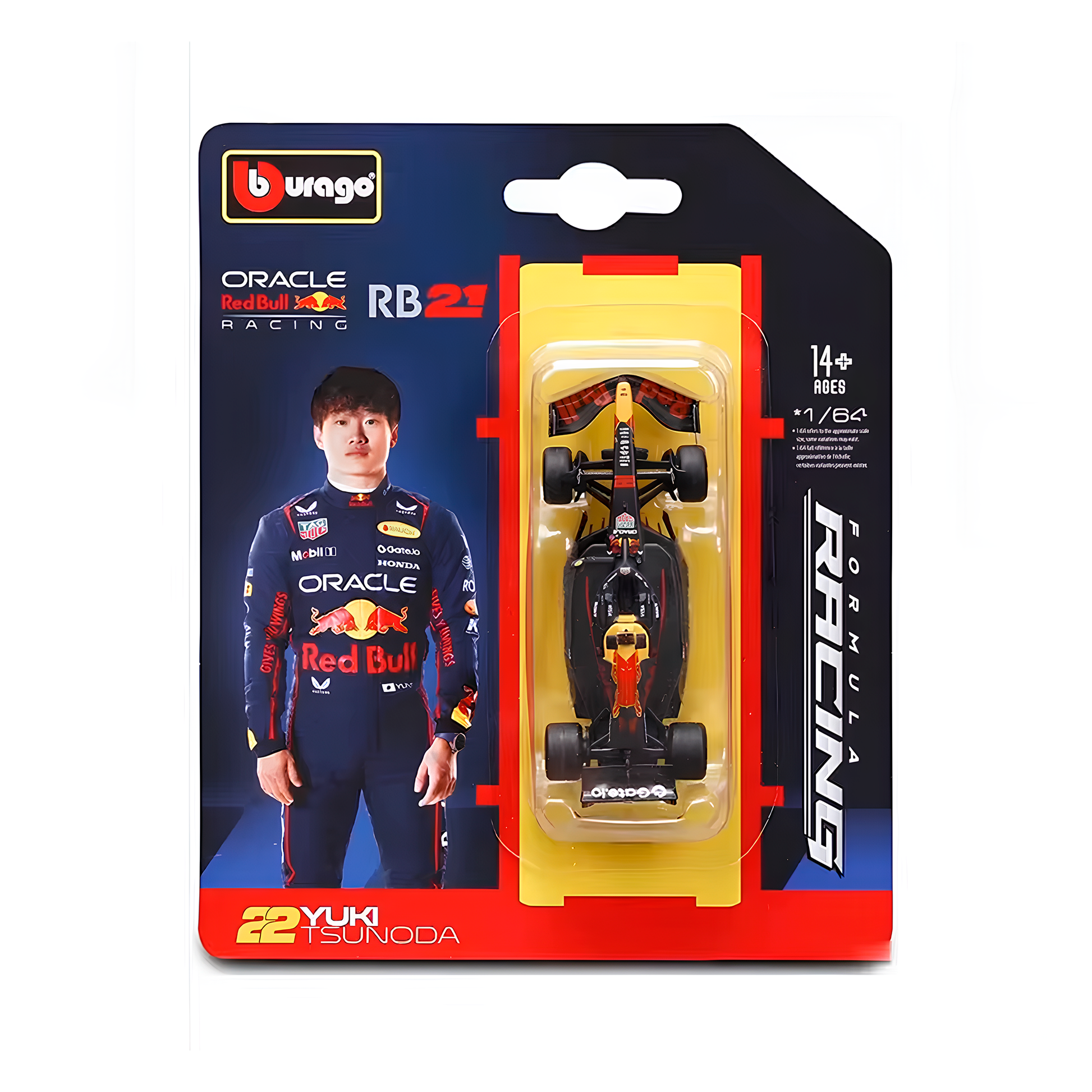 (2025) F1 Miniatura Red Bull RB21 #22 Yuki Tsunoda 1:64