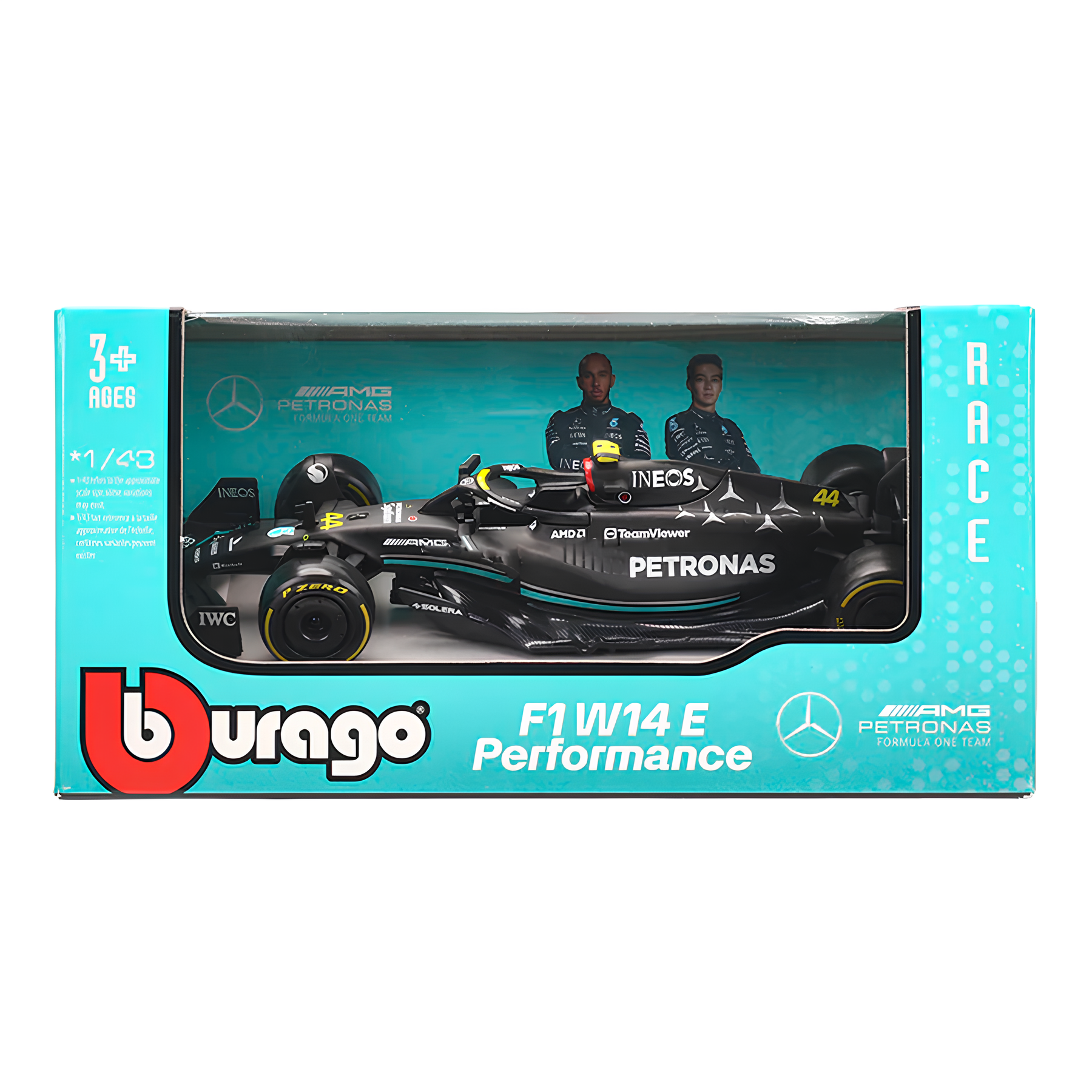 2023) F1 Miniatura Mercedes-AMG W14 #44 Lewis Hamilton 1:43 – Homenge