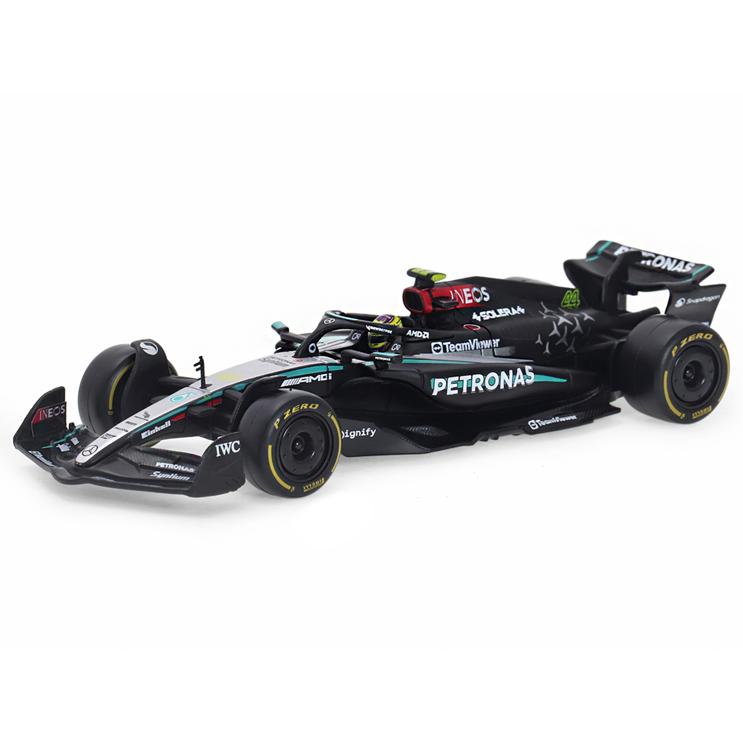 LANÇAMENTO (2024) F1 Miniatura Mercedes W15 1:43