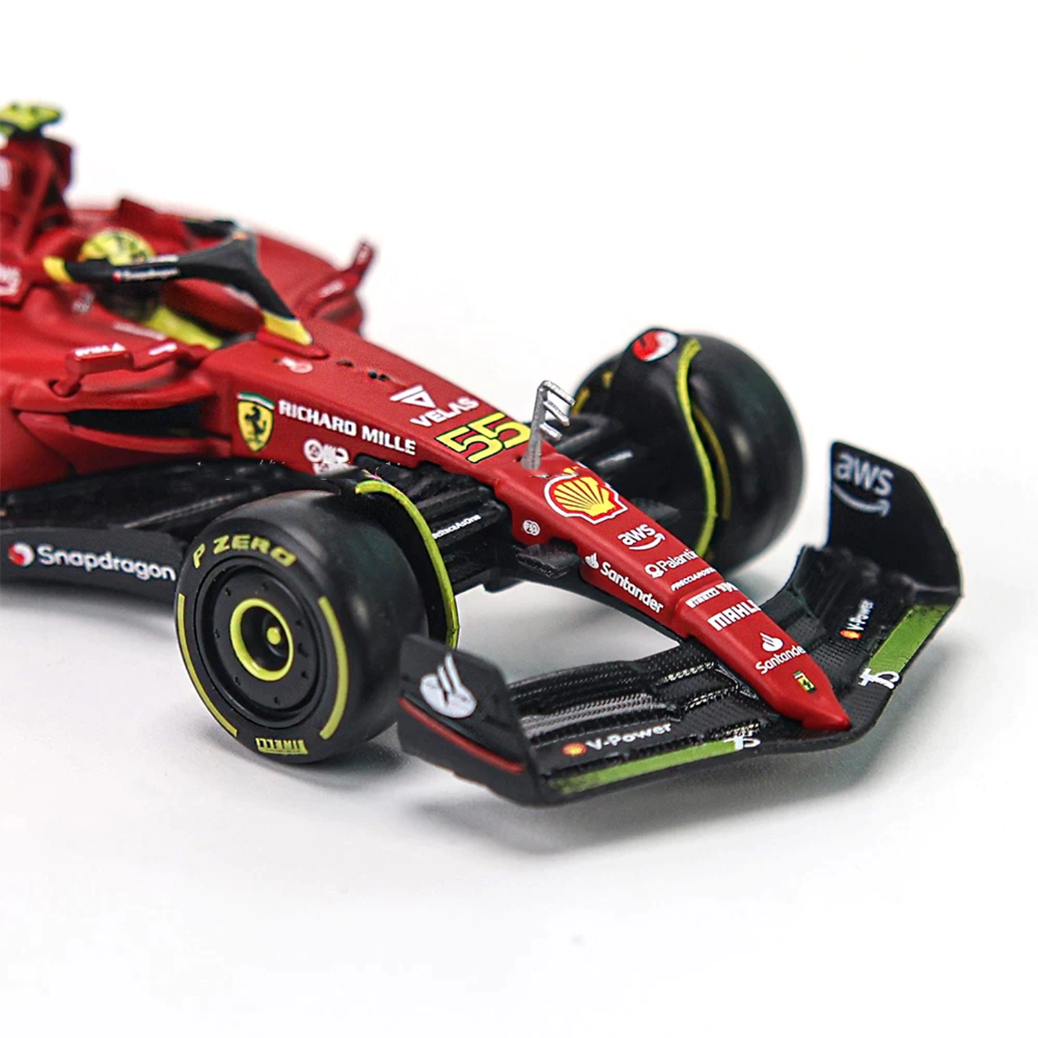 (2022) F1 Miniatura Ferrari F1-75 Edição Comemorativa GP Monza #55 Carlos Sainz