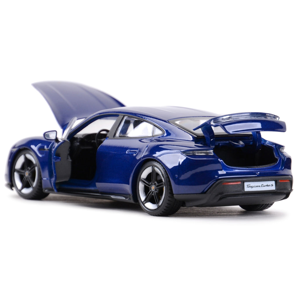 Miniatura Porsche™ Taycan Turbo S em Metal 1:24