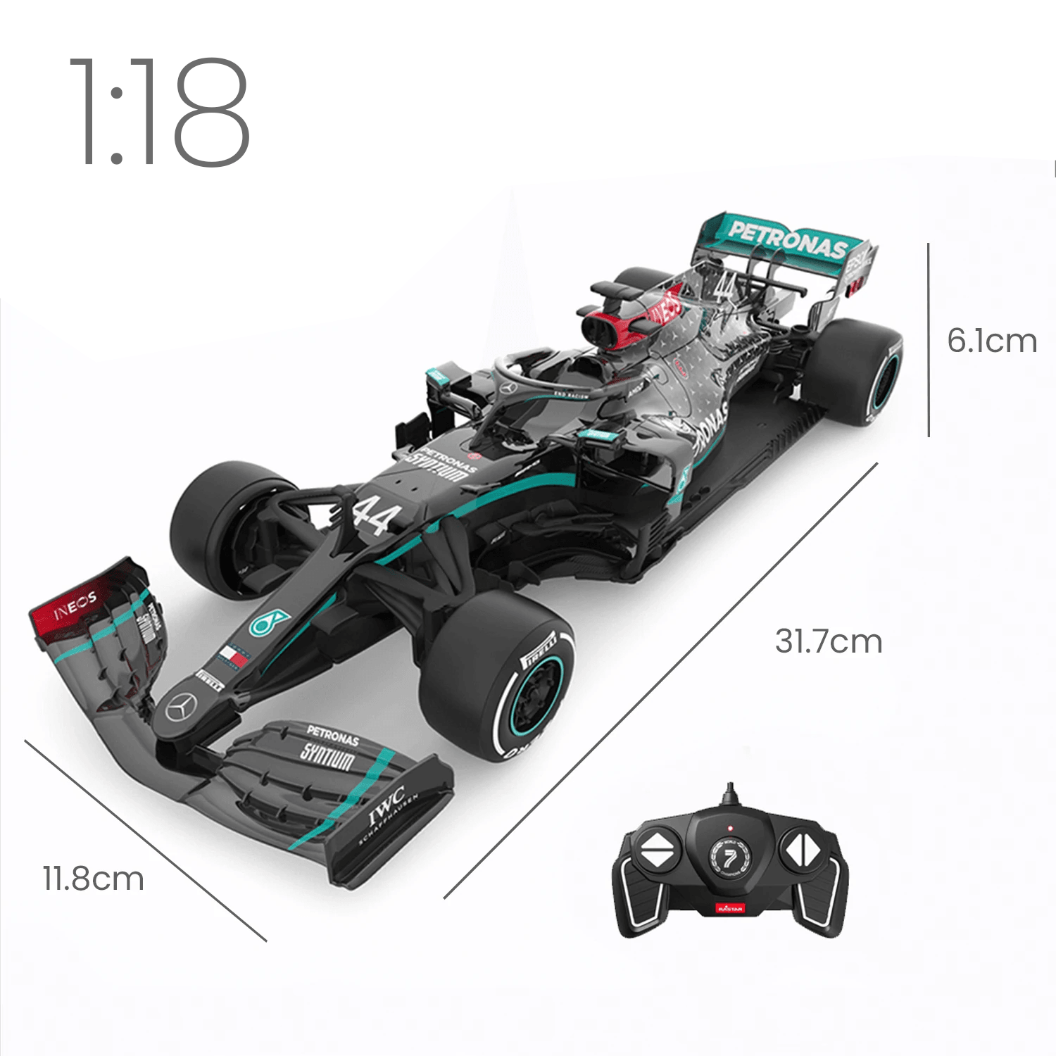 1:18 Mercedes-AMG W11 Fórmula 1 - Homenge